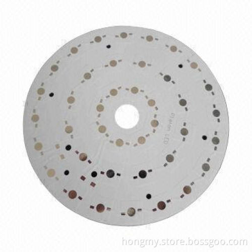 Aluminum PCB with Round Shape, Used for LED Lighting